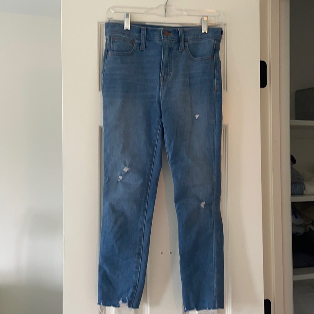 Madewell 10” high-rise jeggings. Size 25P.